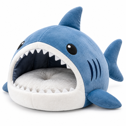 Luxury Plush Shark Pet Bed